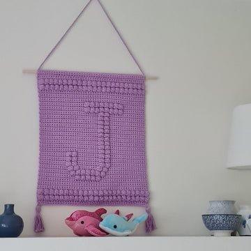 Letter J Wallhanging
