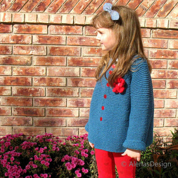 Children’s Cardigan with Embellishments
