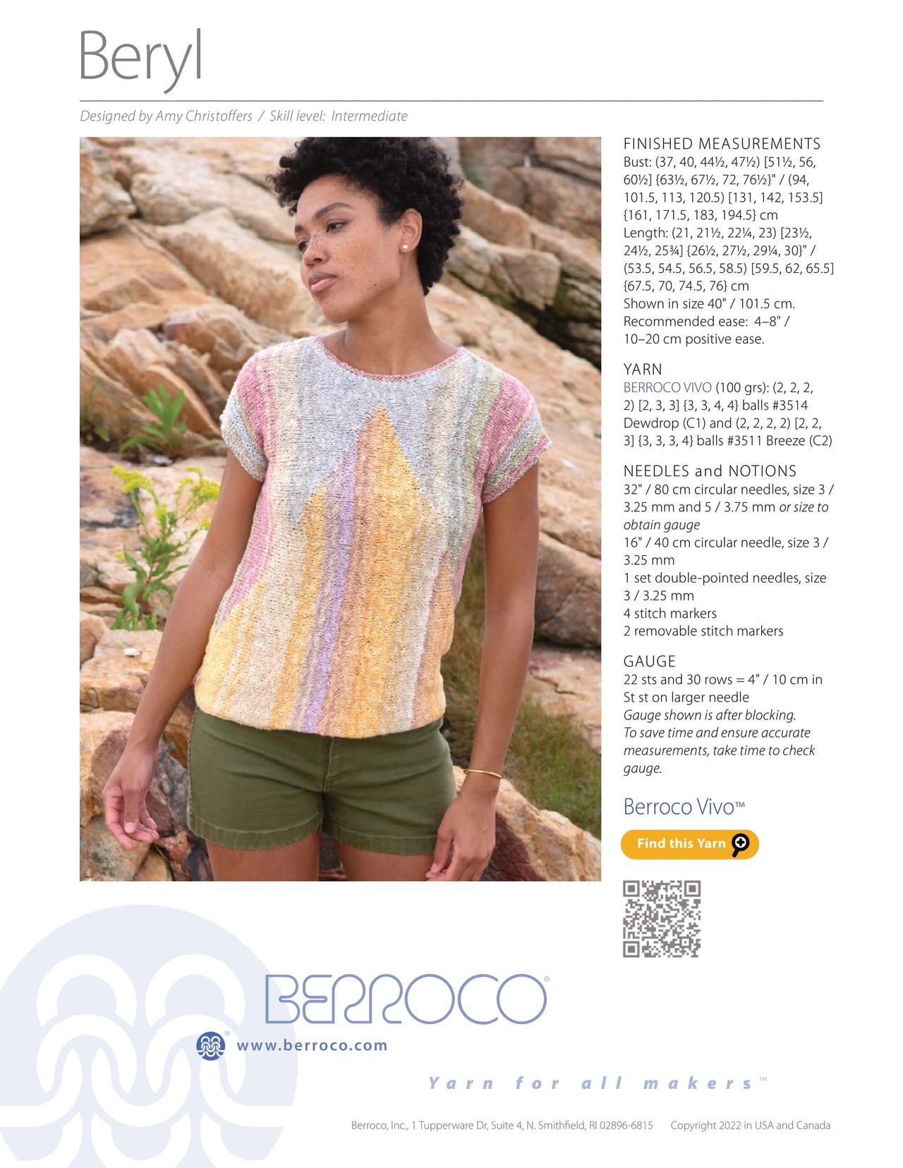 Berroco Beryl PDF