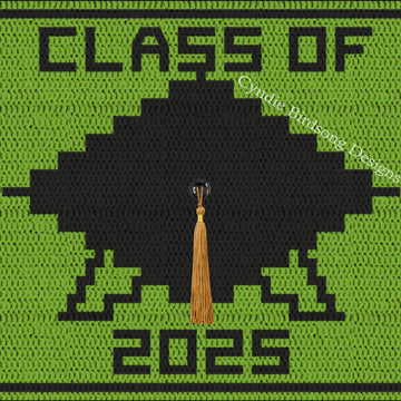 Graduation Cap mosaic square