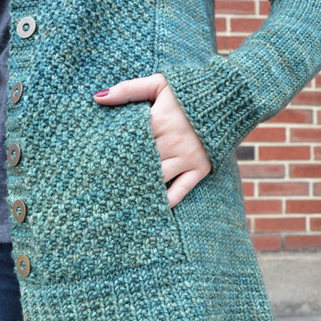 Gloucester Road Cardigan and Cowl