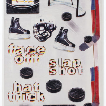 Paper House Cardstock Sticker 2/Pkg - Ice Hockey
