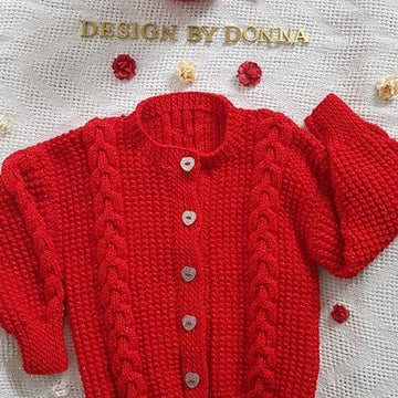 "Aria" Childrens DK Knitting Pattern