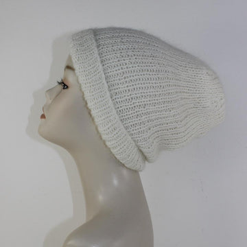 Fluffy Rib Slouch Hat