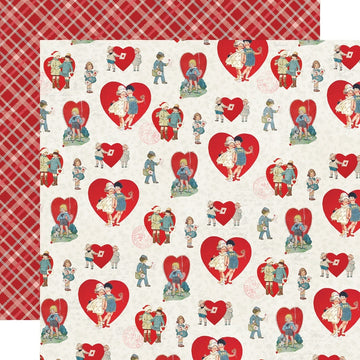 Simple Stories Simple Vintage My Valentine Double-Sided Cardstock 12"X12" 25/Pkg - Sweet On You