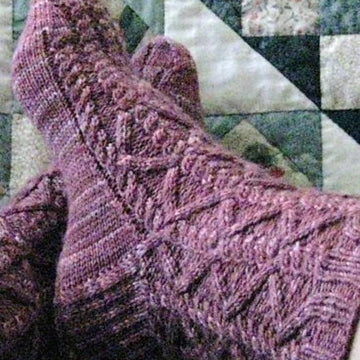 Romantic Entanglement Socks