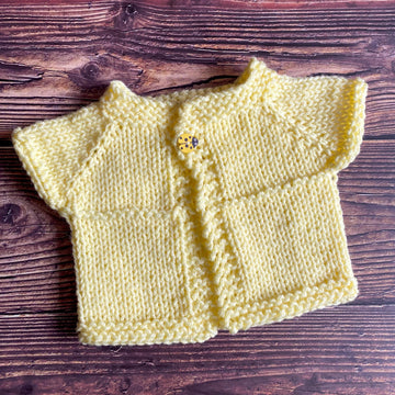 The Cocoon Top Down Chunky Baby Jacket Set