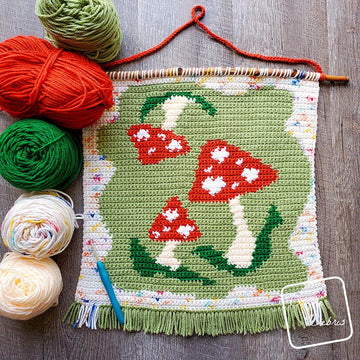 Mushroom Love Wall Hanging
