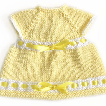 4 dolls dresses knitting pattern 19103