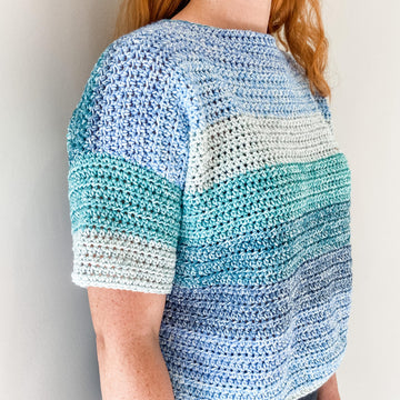 Tidepool Tee Summer Crochet Top Pattern