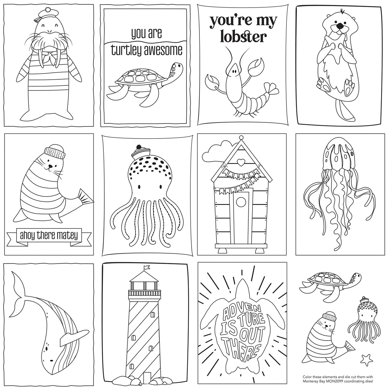 Photoplay Paper Monterey Bay Double-Sided Cardstock 12"X12" 25/Pkg - Color Me