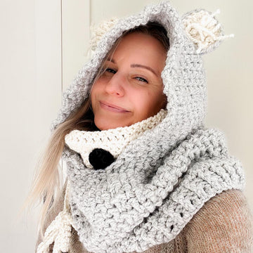 Koala hooded cowl