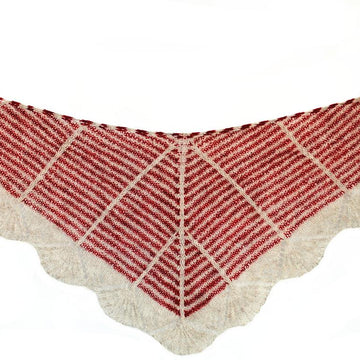 Candy Stripe Shawl