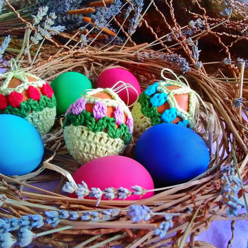 Flower Decor For Easter Eggs