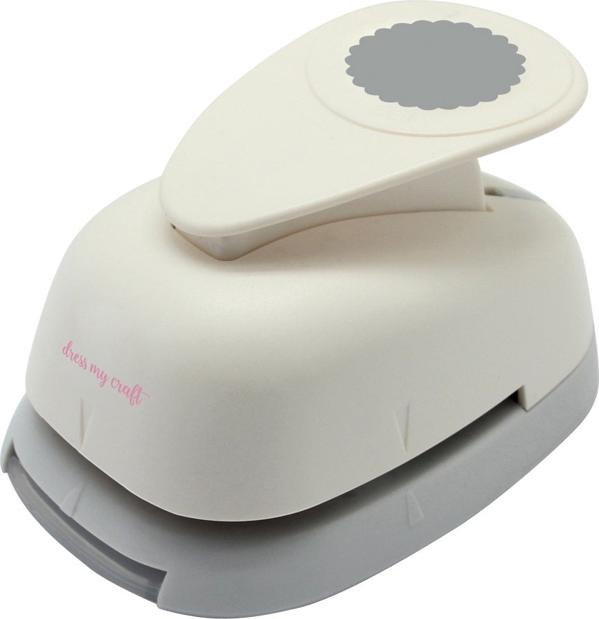 Dress My Craft Paper Punch - 1.25" Scalloped Circle
