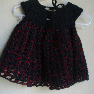 Red Rose Baby Dress