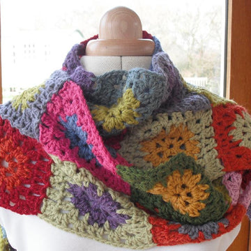 February crochet scarf