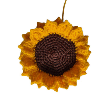 Crochet Spring Wreath Pattern - Sunflowers