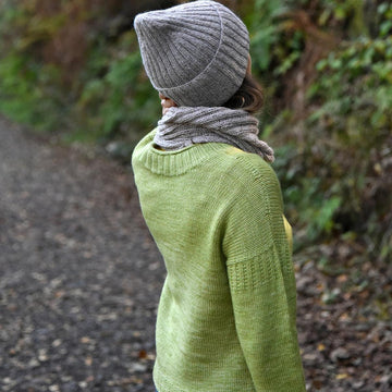 Morning Mist Hat and Scarf set