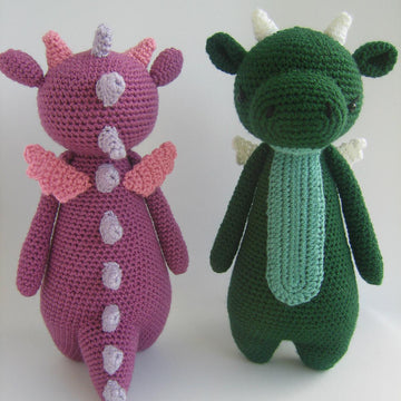 Dragon with Spikes Crochet Amigurumi Pattern