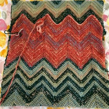 September Shades Zig-Zag Cushion Cover