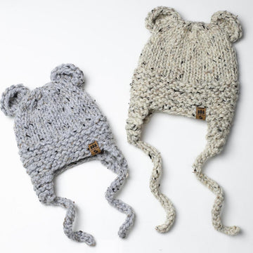 Bear Ears Trapper Hat Toque Baby Children Women Dog Animal