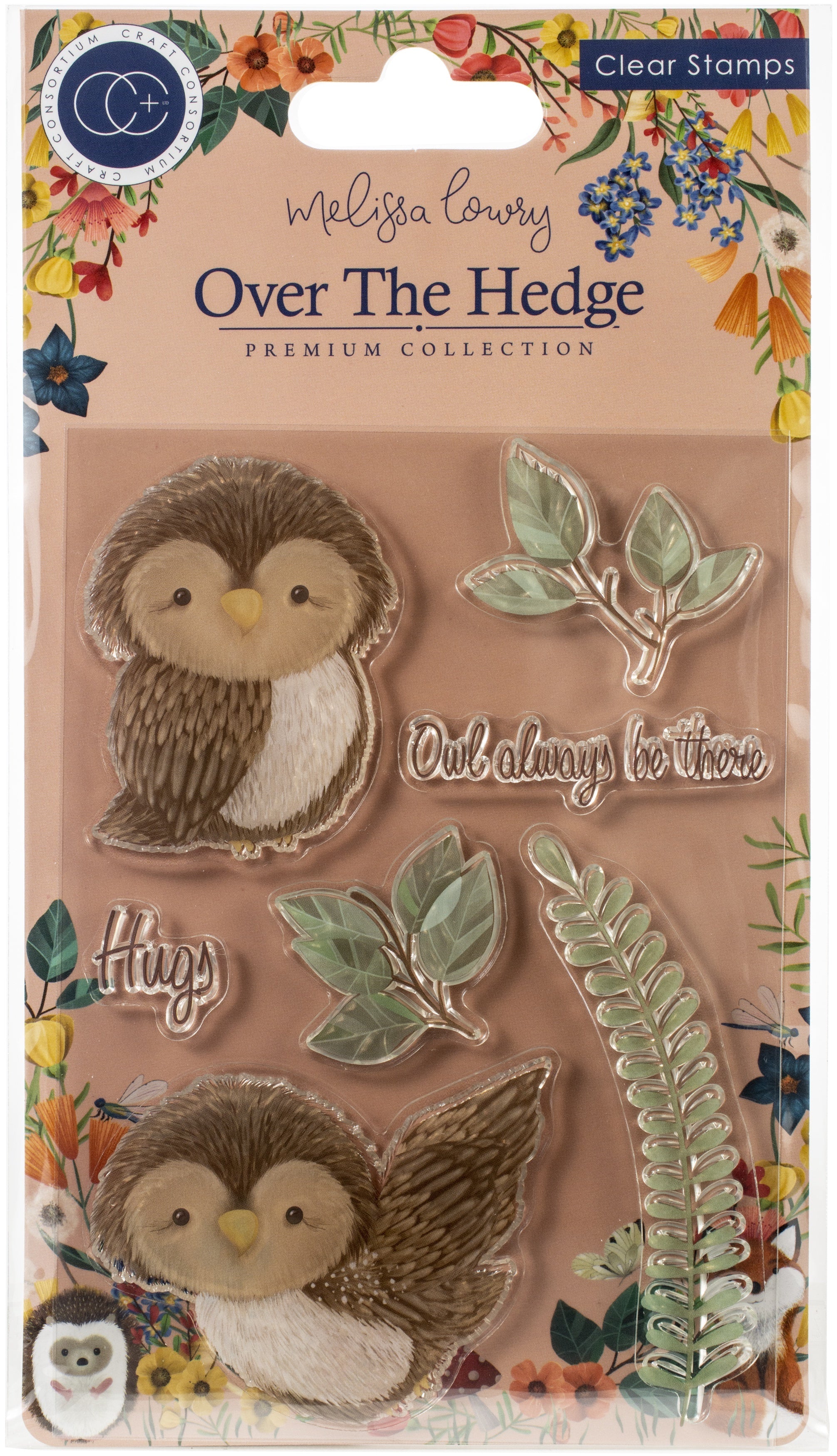 Craft Consortium A5 Clear Stamps - Olivia The Owl