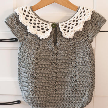 Lace Collar Romper