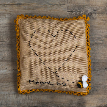 Meant to Bee Cushion in Deramores Studio DK Acrylic - Downloadable PDF