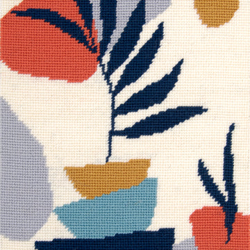 DMC Abstract Palm Tapestry Kit - 30 x 30cm