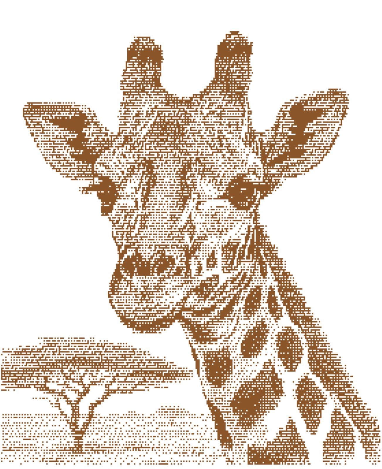 Overlay Mosaic "GIRAFFE"