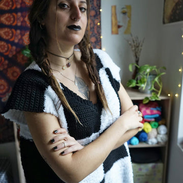 Wednesday Addams Inspired Vest