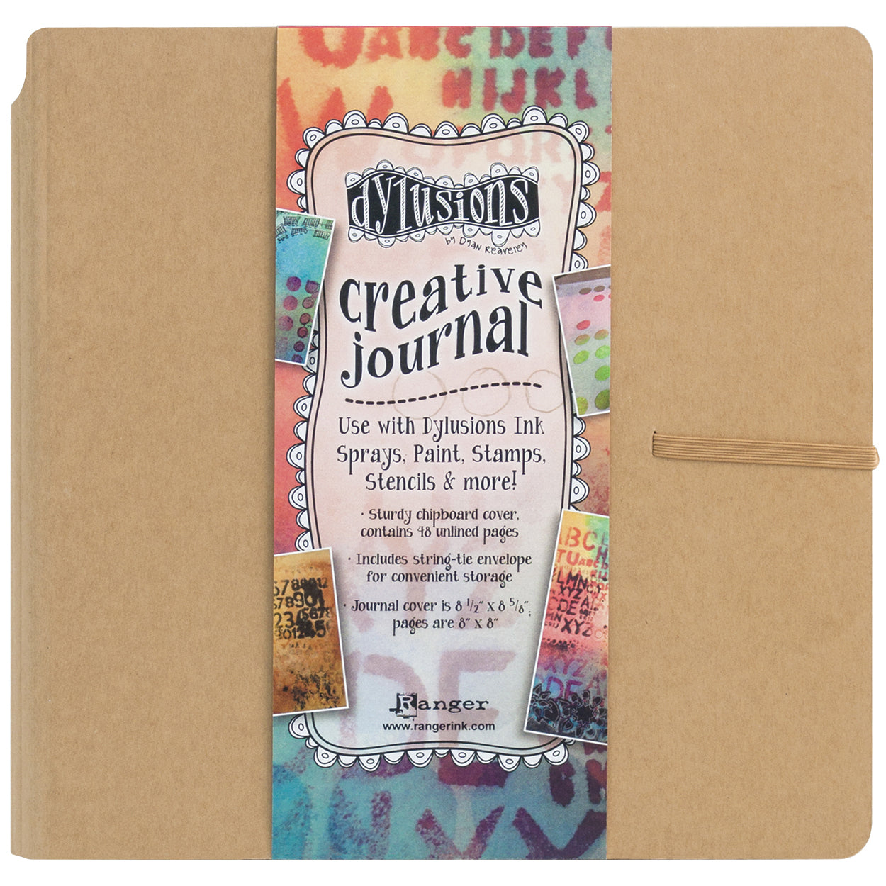 Ranger Dyan Reaveley's Dylusions Creative Journal 8.75"X9" - Kraft