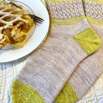 Lattice Topped Socks
