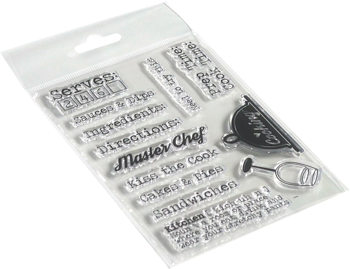 Elizabeth Craft Designs Elizabeth Craft Clear Stamps - Kitchen Recipes 2