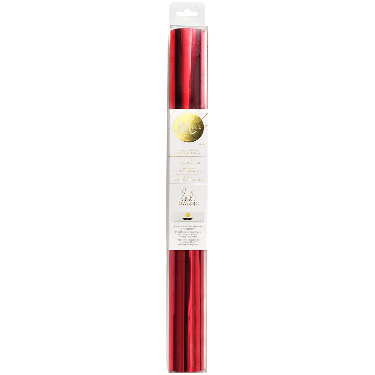 American Crafts Heidi Swapp Minc Reactive Foil 12.25" - Red 10' Roll