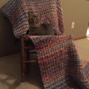 Basketweave Throw