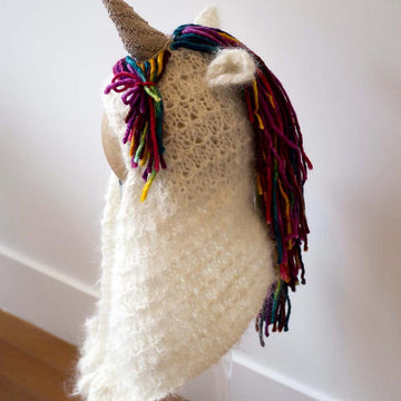 Unicorn Hooded Scarf