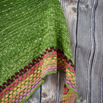 Garden Rows Shawl