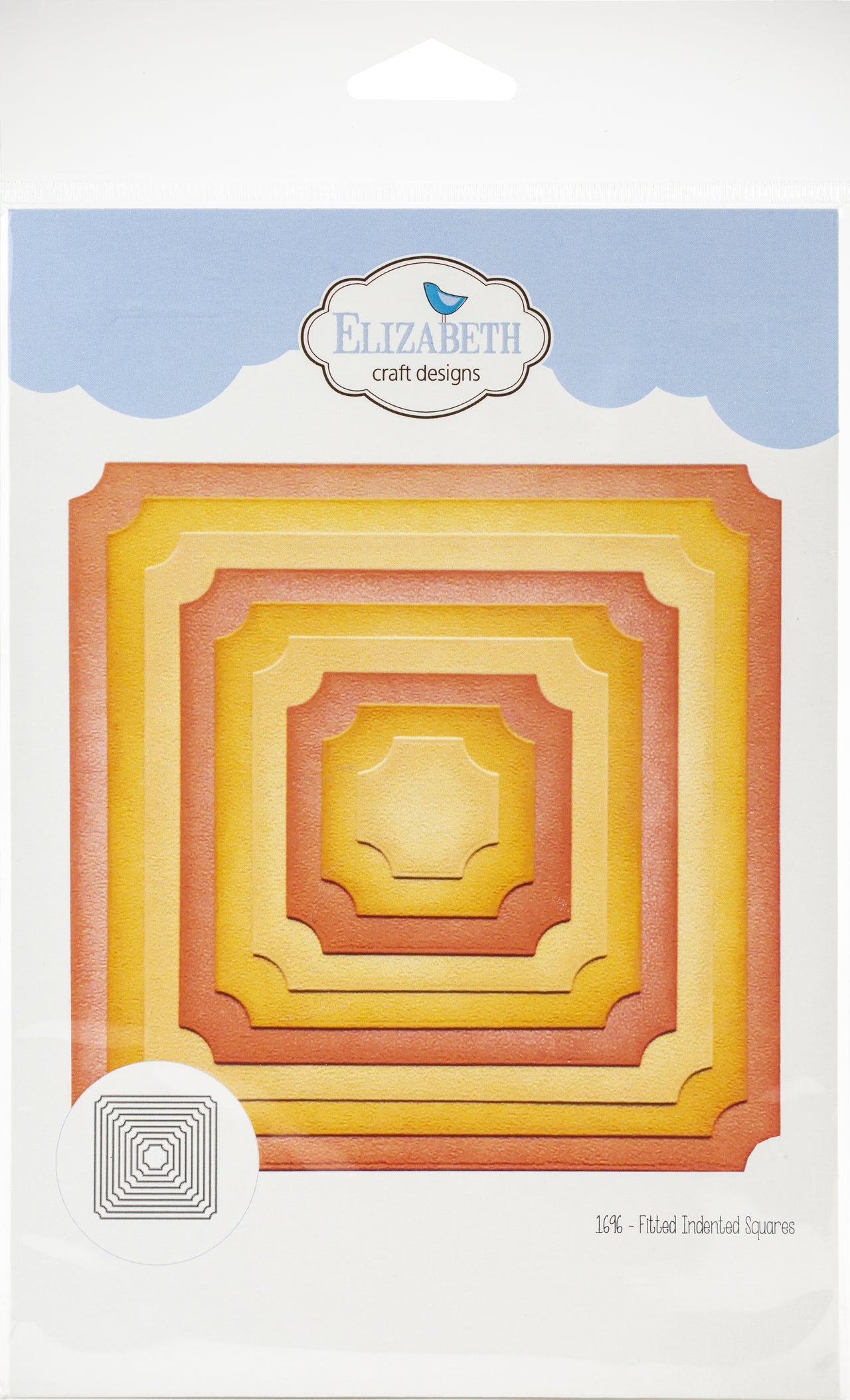 Elizabeth Craft Designs Elizabeth Craft Metal Die - Fitted Indented Square
