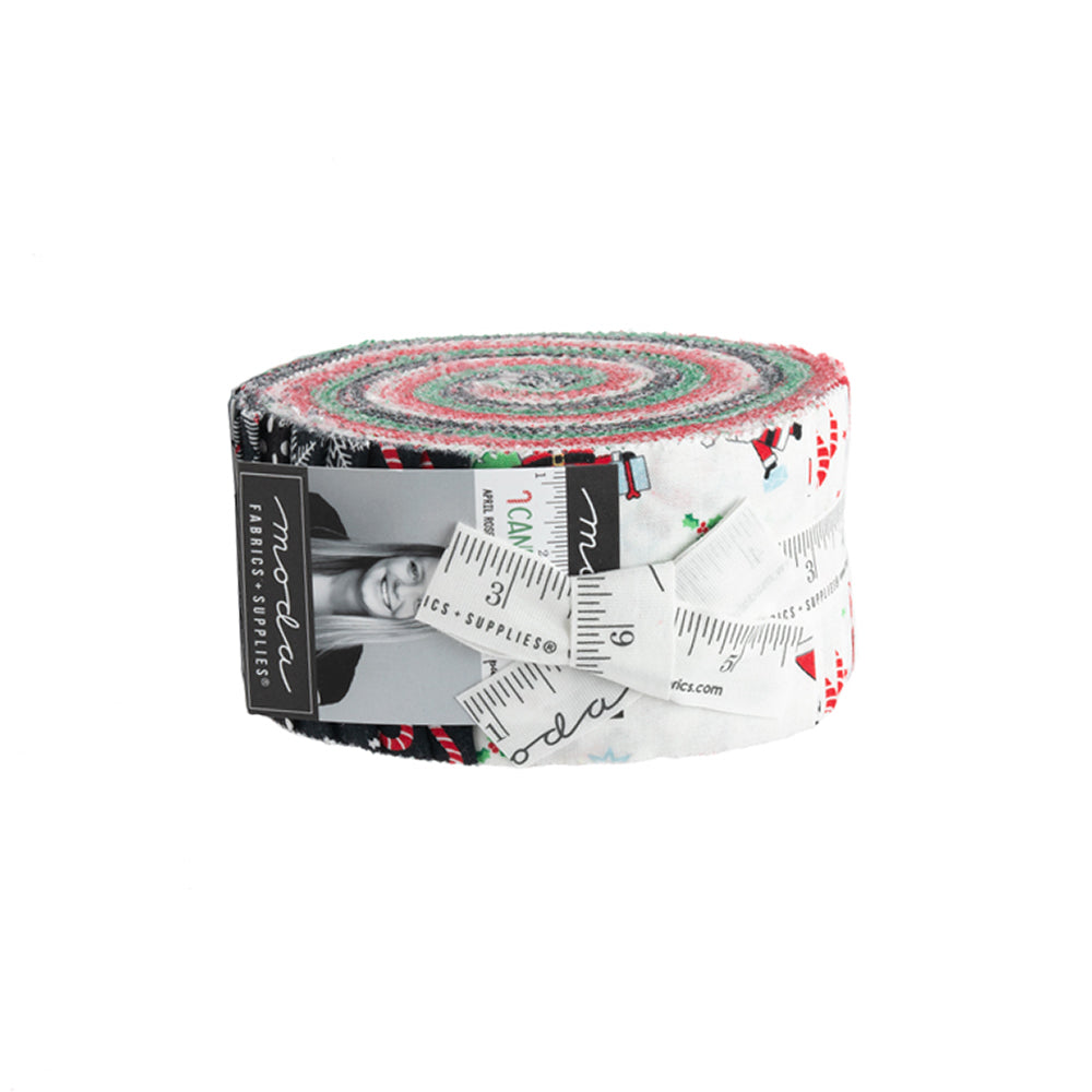 Moda Fabrics Candy Cane Lane Strip Roll