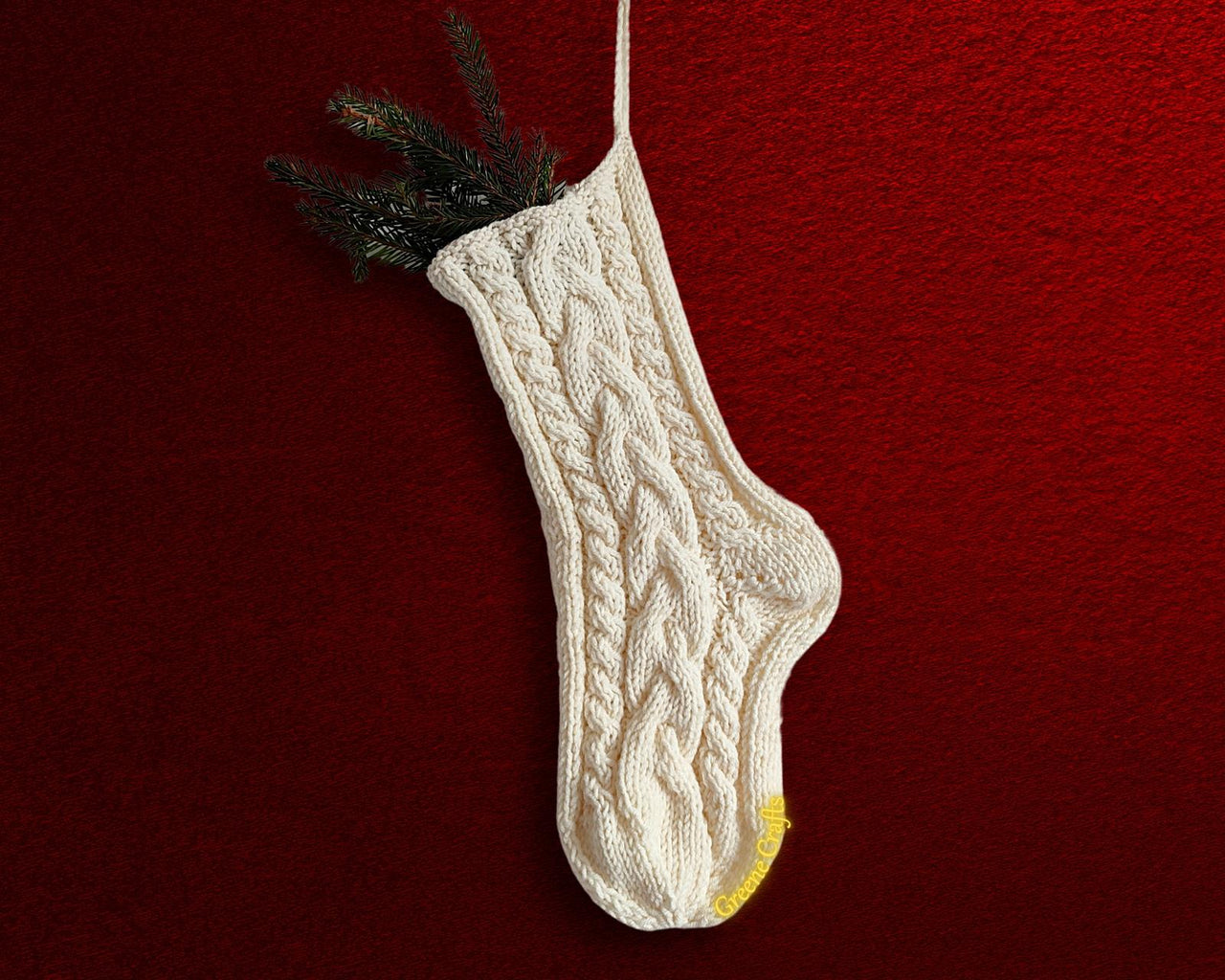 Rustic Christmas Stocking