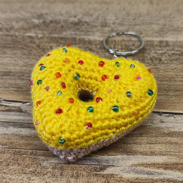 Heart Donut keychain