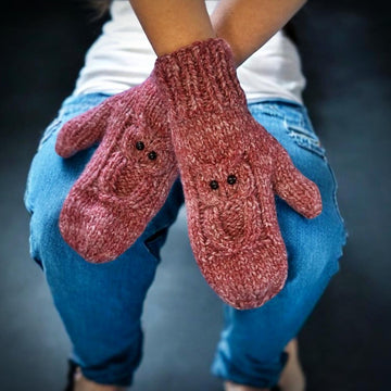 Extra Thick Owl Mittens
