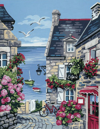 Royal Paris La Rue Du Port Canvas -