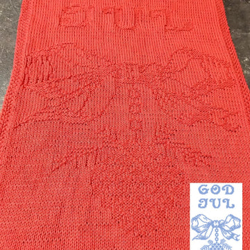 Nr. 364 13. Pine cones God Jul guest towel