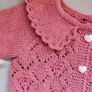 Luna Newborn Set - Cardi and Pants