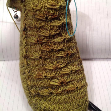 Cactus Flower Toe Up Sock