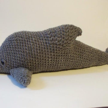 Plush Dolphin Pillow
