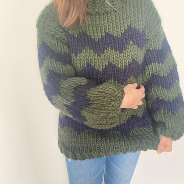 Chunky Chevron Sweater